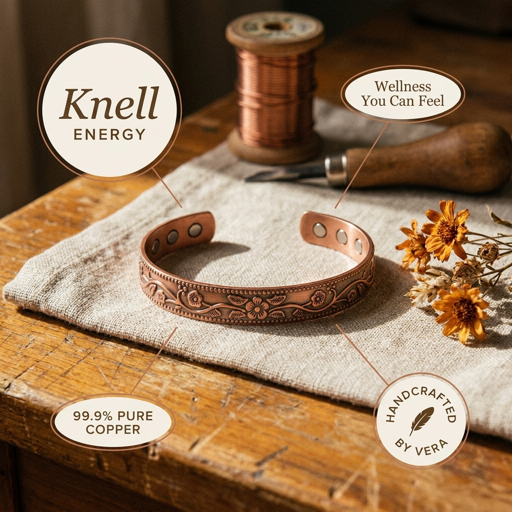 Pulseira de Cobre Rosa's Knell