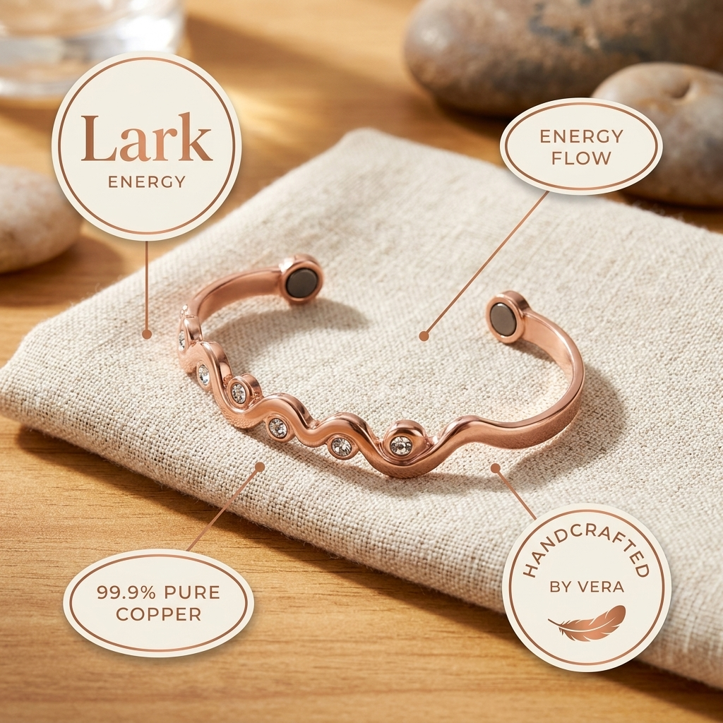 Pulseira de Cobre Lark da Rosa